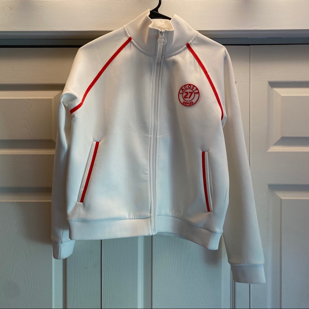 Lacoste zipup hoodie track jacket